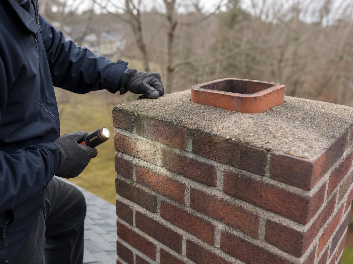 Berg Chimney Repair work in Ladue